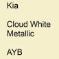 Preview: Kia, Cloud White Metallic, AYB.